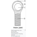 Metric Rod End 12 mm Self Lubricating Male Thread Joint Bearing SA12TK